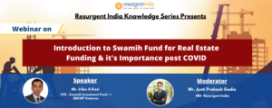 Webinar on Introduction to Swamih Fund for Real Estate Funding